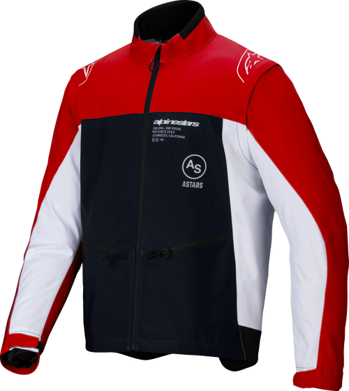 Lite Dura Softshell Jacket Black/Bright Red/White Sm
