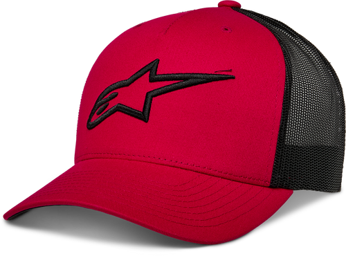 Ageless Trucker Hat Red/Black