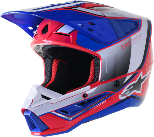 S M5 Sail Helmet Wht/Diva Pnk/Enamel Blu G Lg