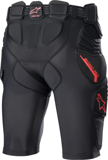 Bionic Pro Protection Shorts Black/Red Xl