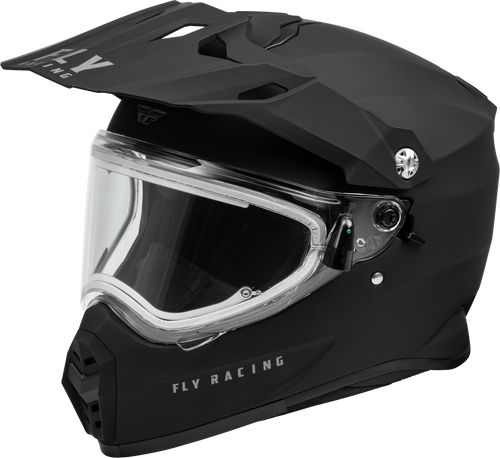 Trekker Cw Solid Helmet Elec Shld Matte Black Sm