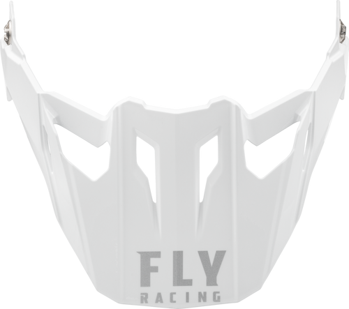 Trekker Solid Helmet Visor White