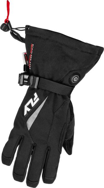 Title Heated Gauntlet Gloves Black Sm