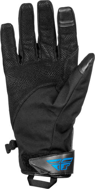 Title Long Gloves Blue/Black/Light Blue 3x