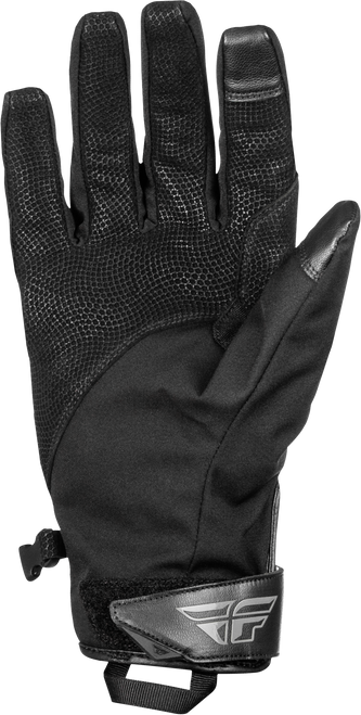 Title Long Gloves Grey/Black Lg
