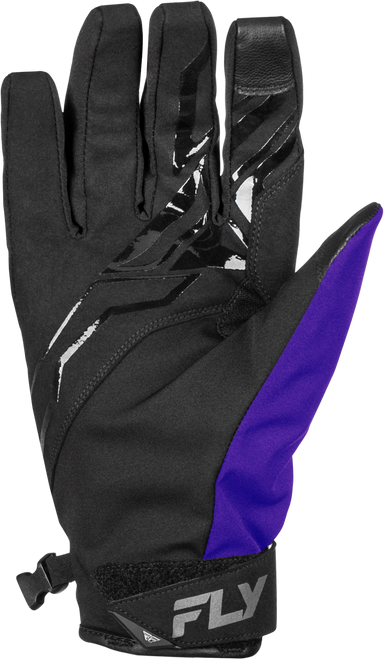 Title Gloves Black/Purple/Grey Sm