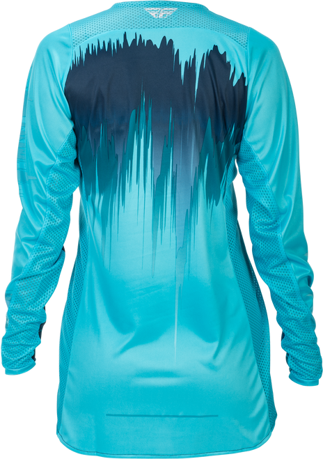 Women's Lite Jersey Aqua/Navy/White Md