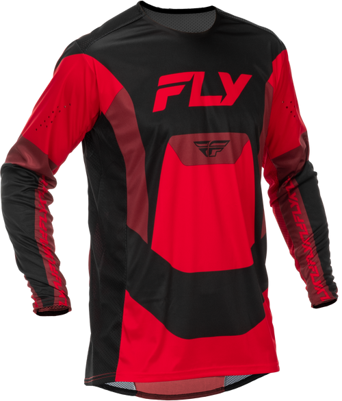 Lite Jersey Black/Red Md