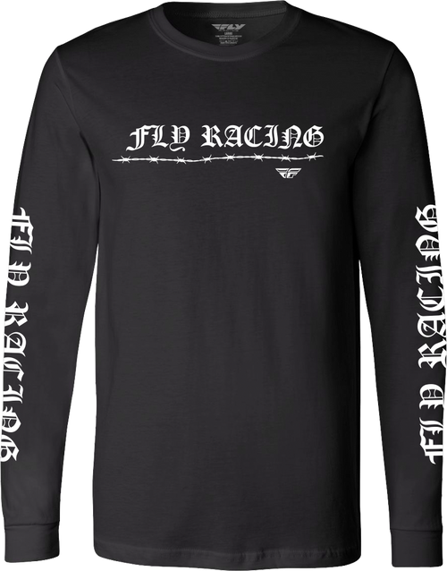 Fly Barbed Wire L/S Black Lg