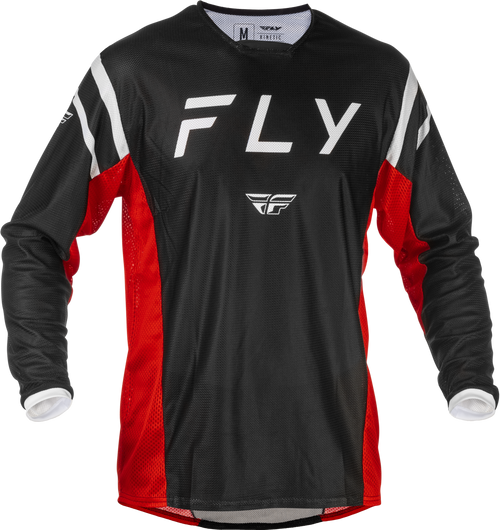 Kinetic Mesh Center Jersey Black/White/Red Sm