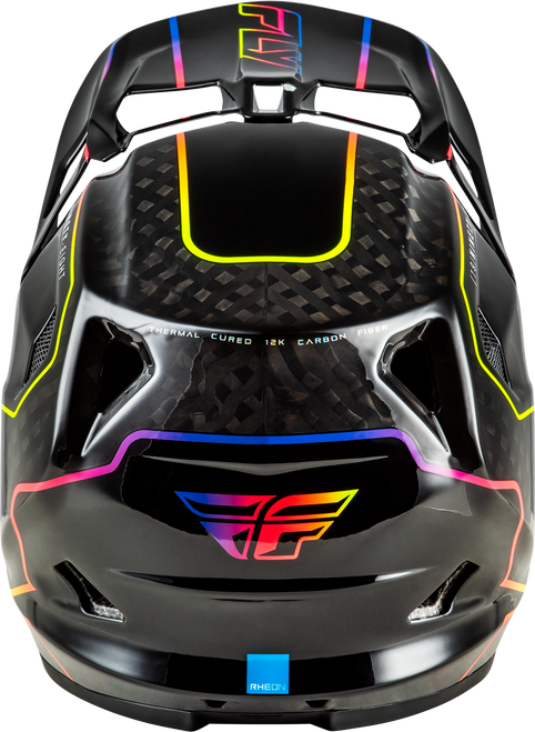 Werx R Flow Carbon Helmet Black Carbon/Black/Multi Lg