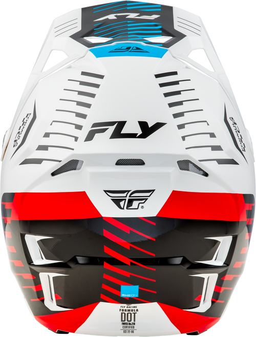 Formula Cp Slice Helmet White/Red/Cyan Lg