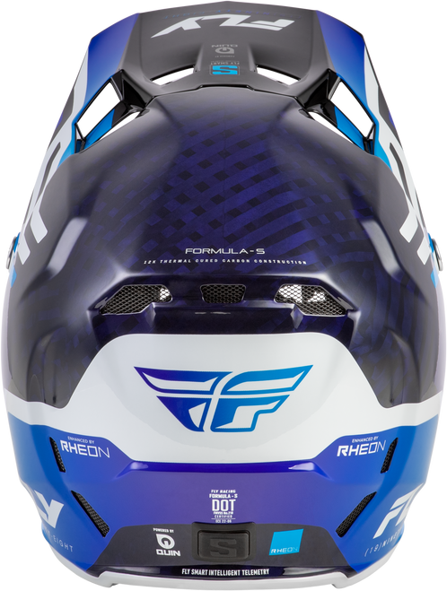 Formula S Carbon Byte Helmet Blue Carbon/Blue/White Xl