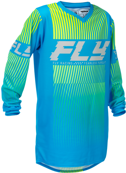 Youth F 16 Jersey Blue/Hi Vis Yl