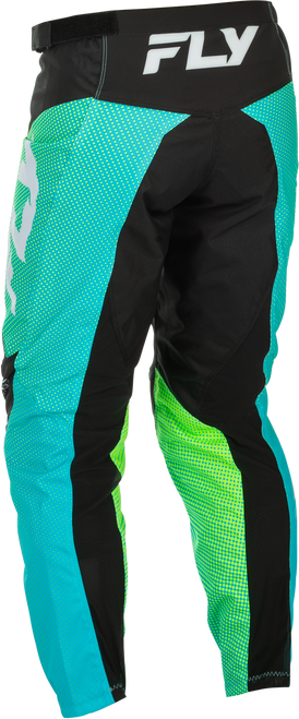 F 16 Pants Aqua/Black/White Sz 36