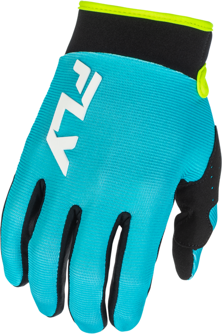 F 16 Gloves Aqua/Black/White Lg