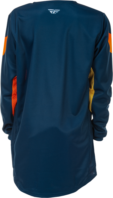 Youth Kinetic Jersey Navy/Orange Ys
