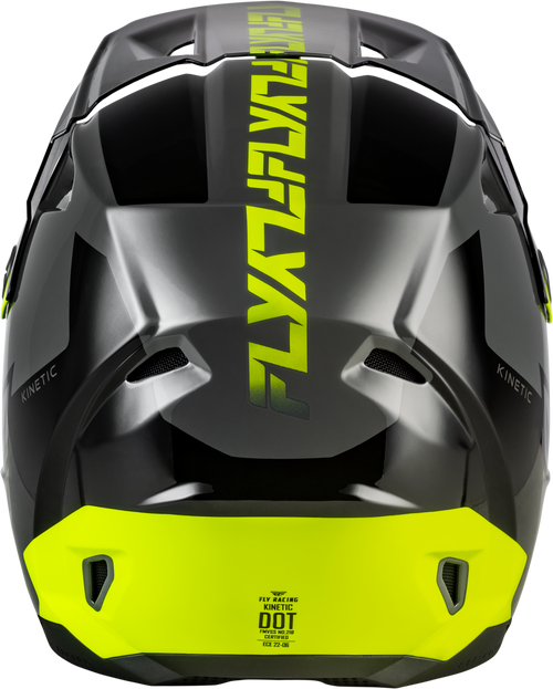 Kinetic Crest Helmet Grey/Black/Hi Vis Xl