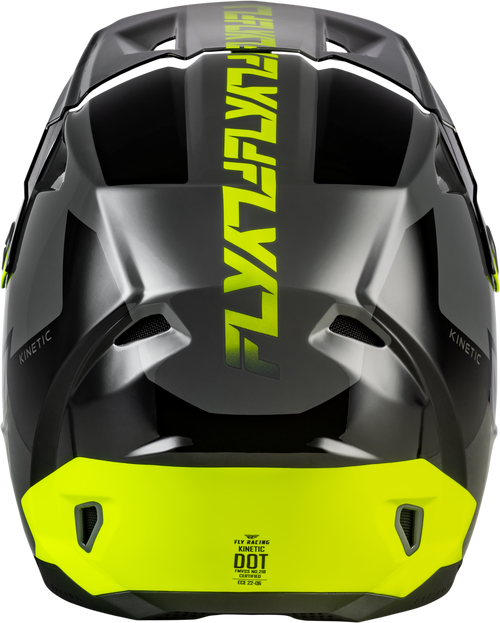Kinetic Crest Helmet Grey/Black/Hi Vis Sm