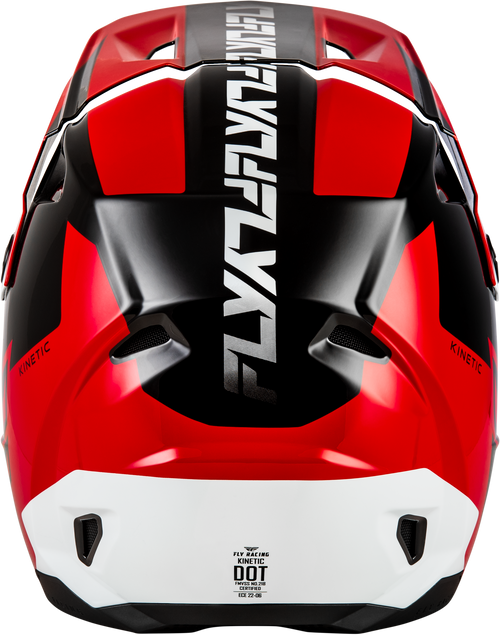 Kinetic Crest Helmet Red/Black/White Lg