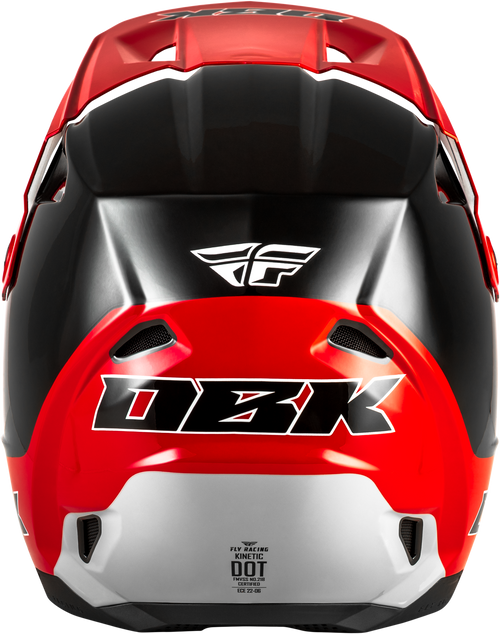 Kinetic Dbk Helmet Black/Red/Grey Lg