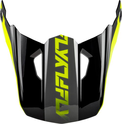 Kinetic Crest Helmet Visor Grey/Black/Hi Vis Xl/2x