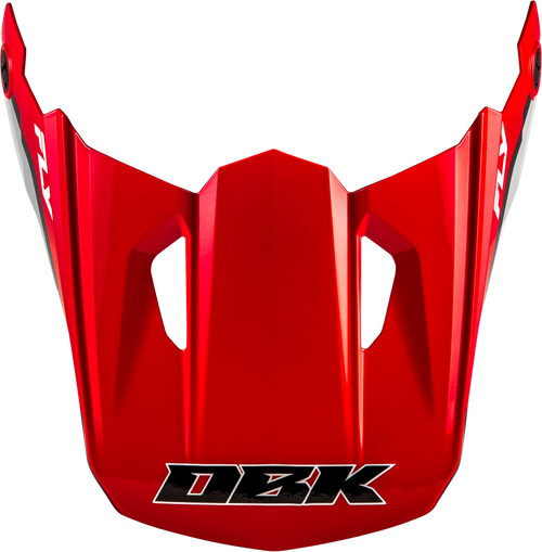 Kinetic Dbk Helmet Visor Red/Black/Grey Xl/2x