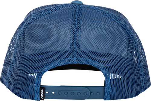 Fly Trucker Hat Blue/Yellow