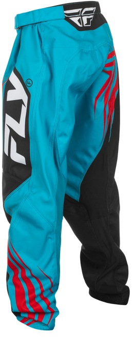 Youth F 16 Pants Ca/Ny Cyan/Black/Red Sz 24