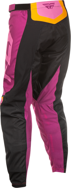 Women's F 16 Pants Ca/Ny Black/Mauve/Yellow Sz 11/12