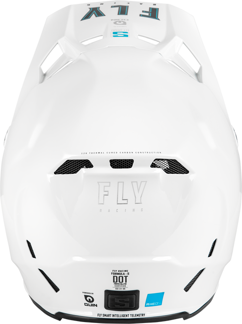 Formula S Carbon Solid Helmet White 2x
