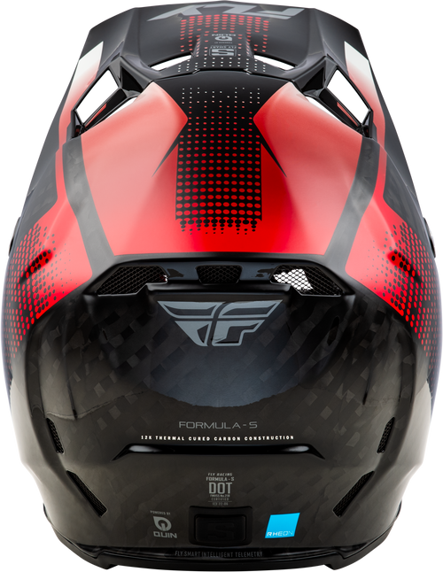 Formula S Carbon Protocol Helmet Black Carbon/Red 2x