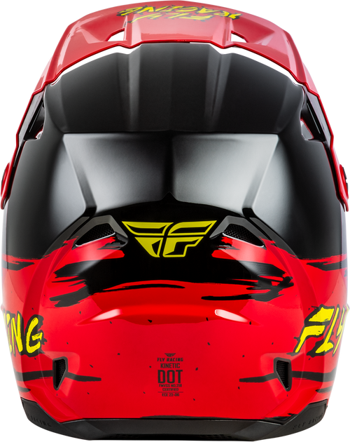 Youth Kinetic Surge Helmet Black/Red/Yellow Yl