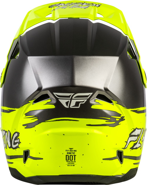 Youth Kinetic Surge Helmet Grey/Hi Vis Yl