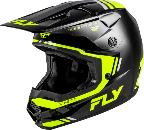 Kinetic Verdict Helmet Black/Hi Vis/Grey Lg