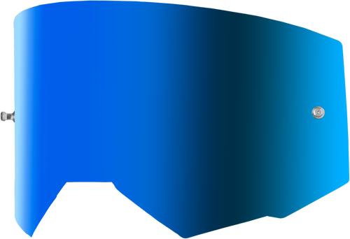 Single Lens W/ Post Adult W/ Sky Blue Mir/Sky Blue Lens