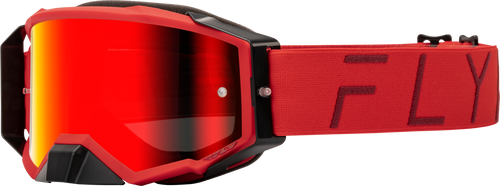 Zone Pro Goggle Red W/ Red Mirror/Smoke Lens