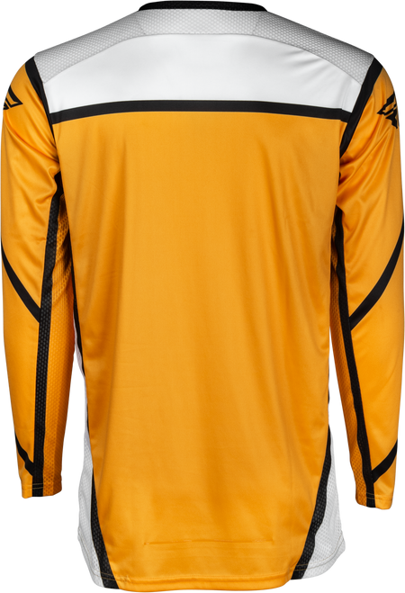 Lite Jersey White/Black/Mustard Lg