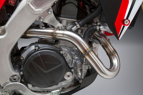 Rs 9 Header/Canister/End Cap Exhaust Dual Slip On Ss Al Cf