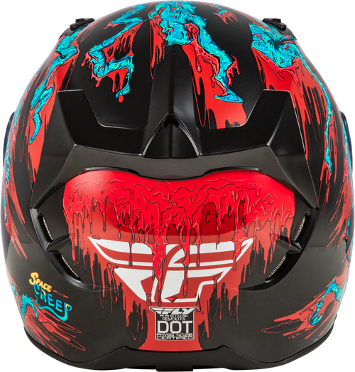 Revolt Space Creep Helmet Light Blue/Black/Red Xl