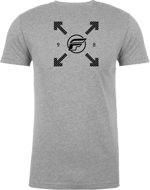 Fly Lost Tee Dark Grey Heather Lg