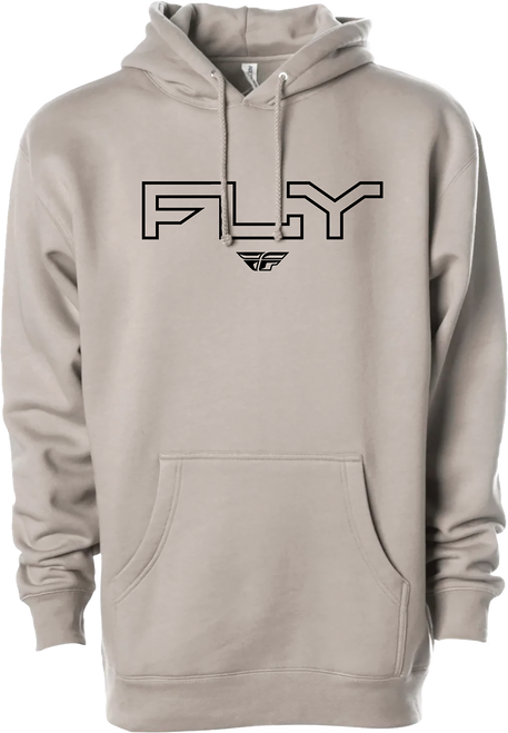 Fly Edge Hoodie Cement Lg