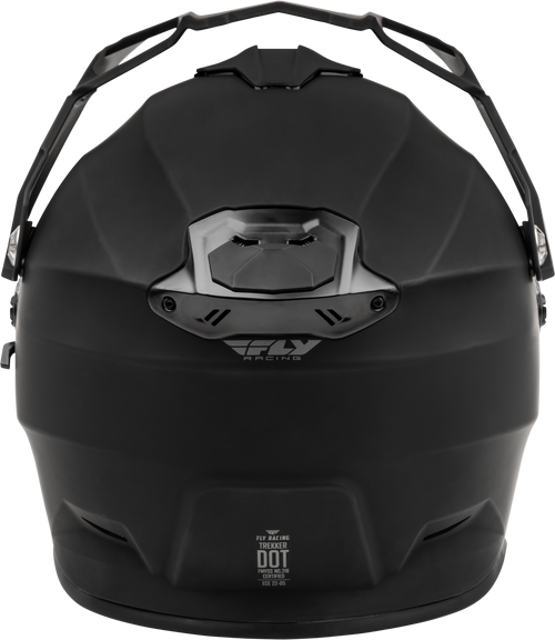 Trekker Cw Solid Helmet Dual Shld Matte Black Sm