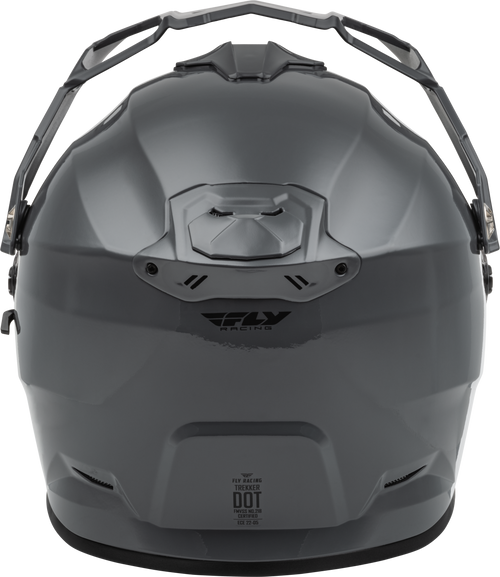Trekker Cw Solid Helmet Dual Shld Grey Md