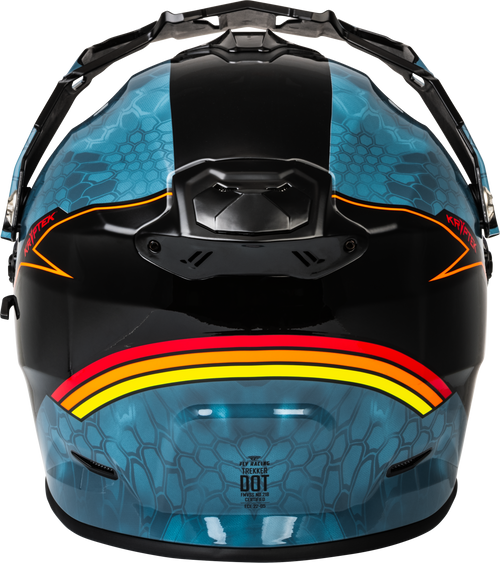 Trekker Cw Conceal Helmet Dual Shld Slate/Black/Red Sm