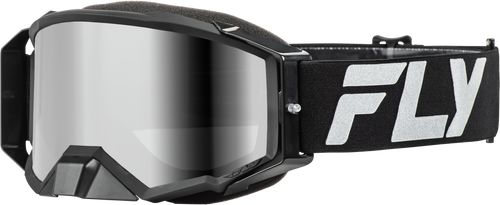 Zone Elite Goggle Black/Silver W/ Silver Mirror/Smoke Lens