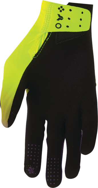 THOR Sportmode Iconic Gloves - Acid/Purple - XS 3330-9118
