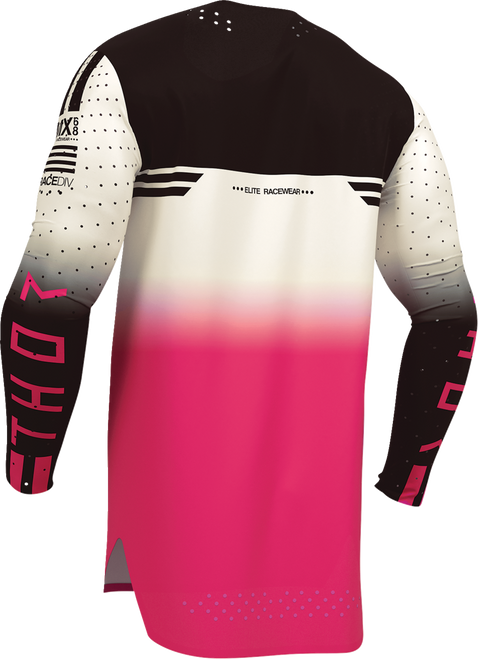 THOR Sportmode Geo Jersey - Vintage White/Pink - Large 2910-8759