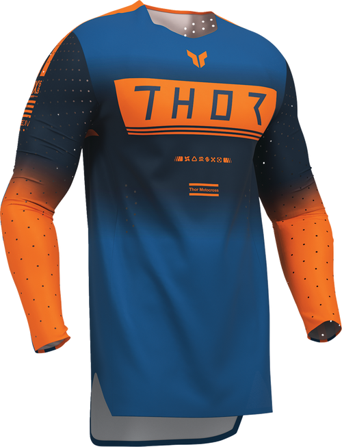 THOR Sportmode Geo Jersey - Midnight/Blue - Large 2910-8754