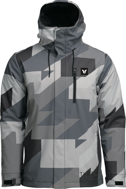 THOR Brave Tour Jacket - Gray/Black Camo - XL 2920-0864